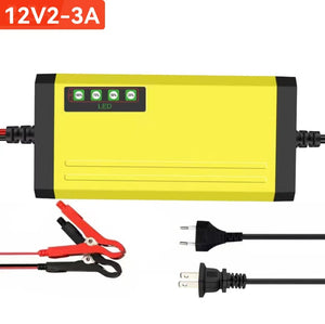 Motorcycle battery energy storage charger